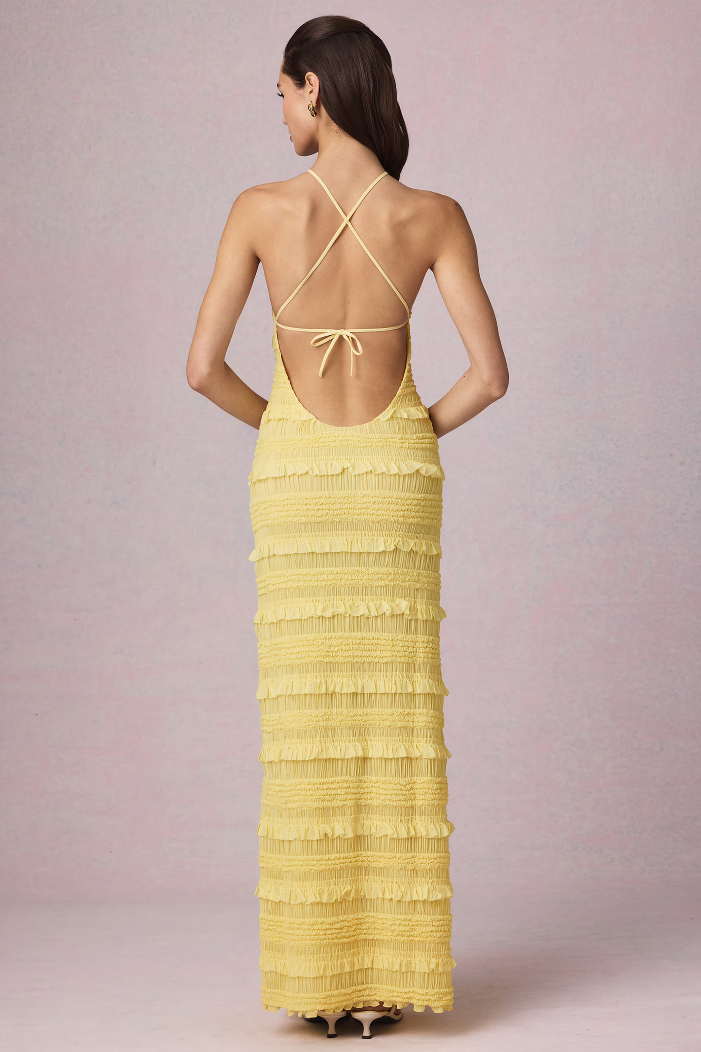 Lemon Yellow Maxi Dress