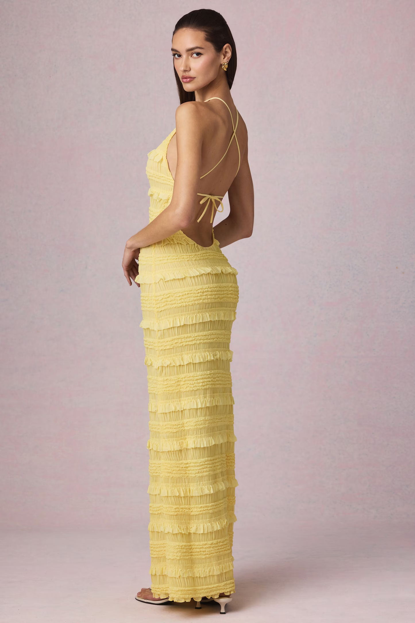 Lemon Yellow Maxi Dress